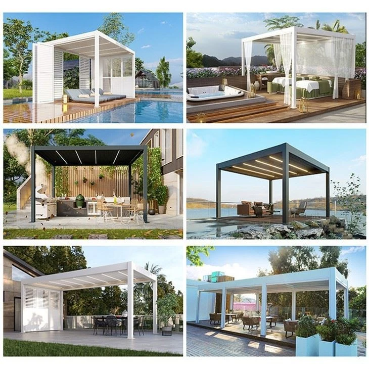 Aluminum 3 X 3m Gazebo Pergola(3)